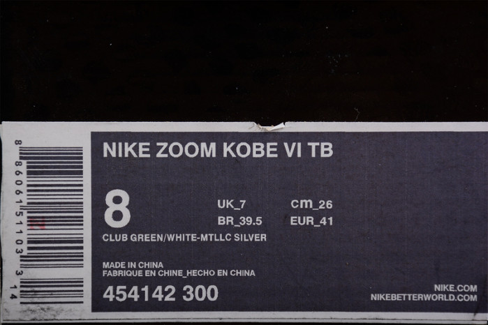 Zoom Kobe 6 TB