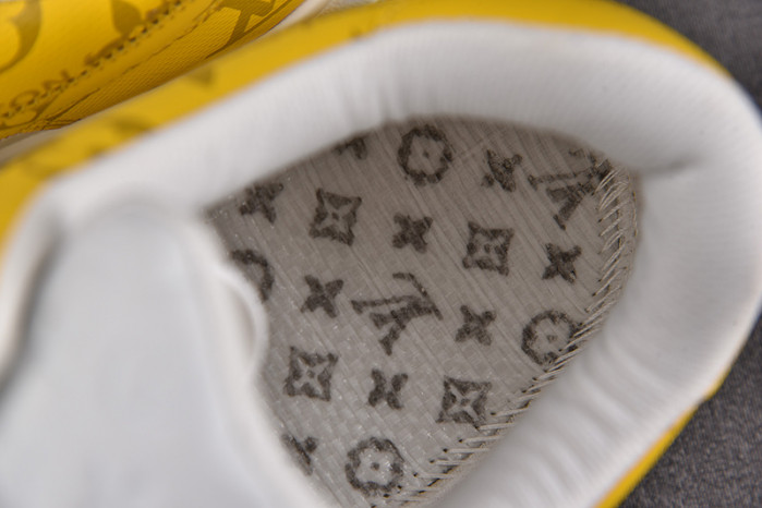 NIKE LOW AIR FORCE 1 X yellow white