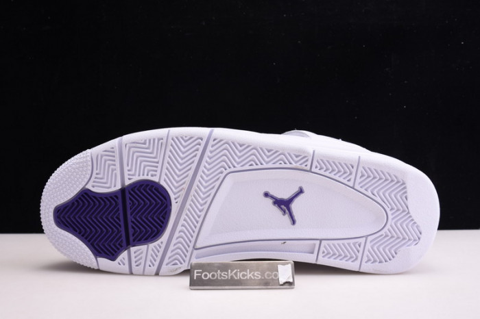Air Jordan 4 Retro “Pure Money” white purple CT8527-115
