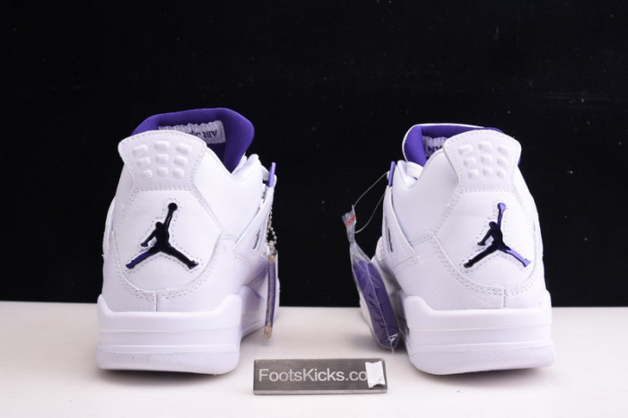 Air Jordan 4 Retro “Pure Money” white purple CT8527-115