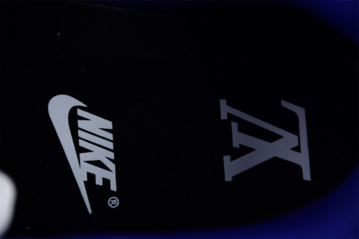 NIKE LOW AIR FORCE 1 X royal blue black
