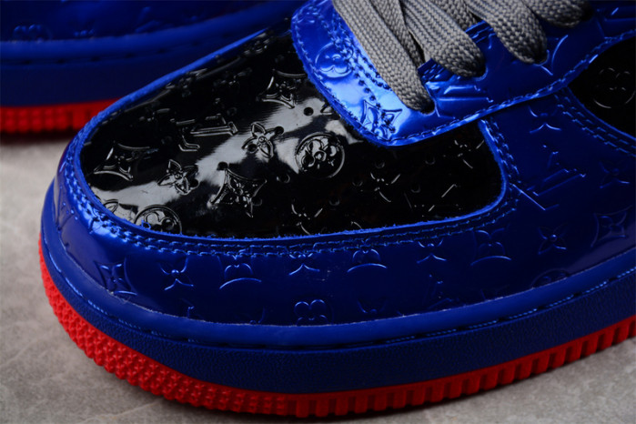 NIKE LOW AIR FORCE 1 X royal blue black